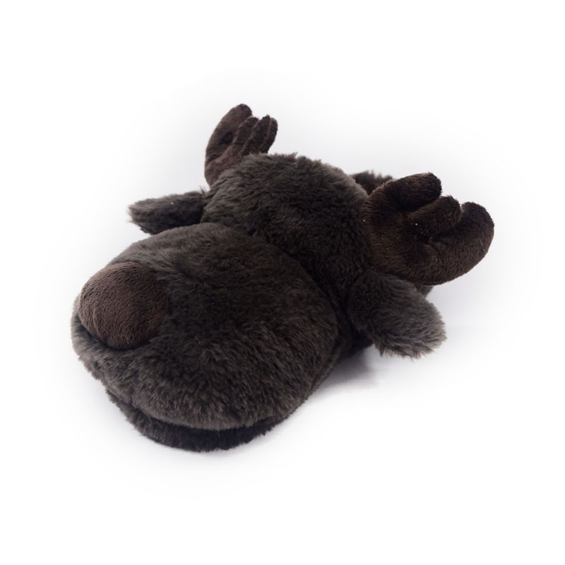 Mörkbruna älg herrtofflor